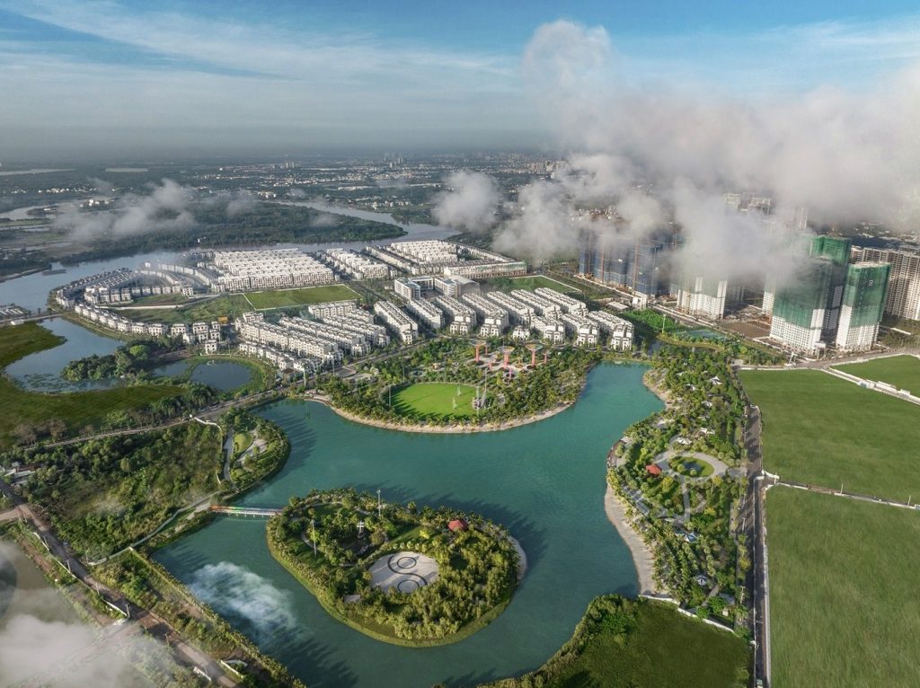 song ben nhung mang xanh ngut ngan nhu vinhomes grand park