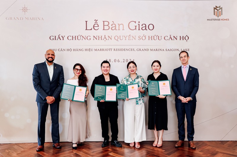 masterise homes ban giao so hong cho cu dan tai nhieu du an o tp hcm2