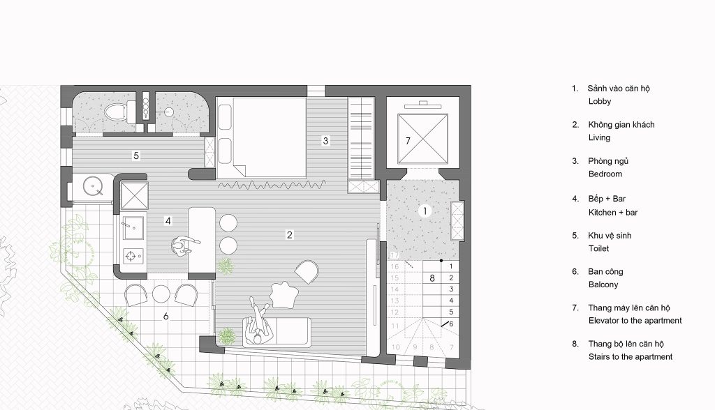 phu xanh mat tien ngoi nha 6 lau giup giam tieng on11